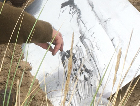 Mark making Braunton burrows