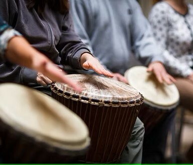 Drumming experience with djembe devon