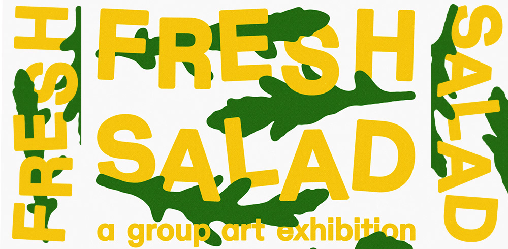 Fresh salad banner