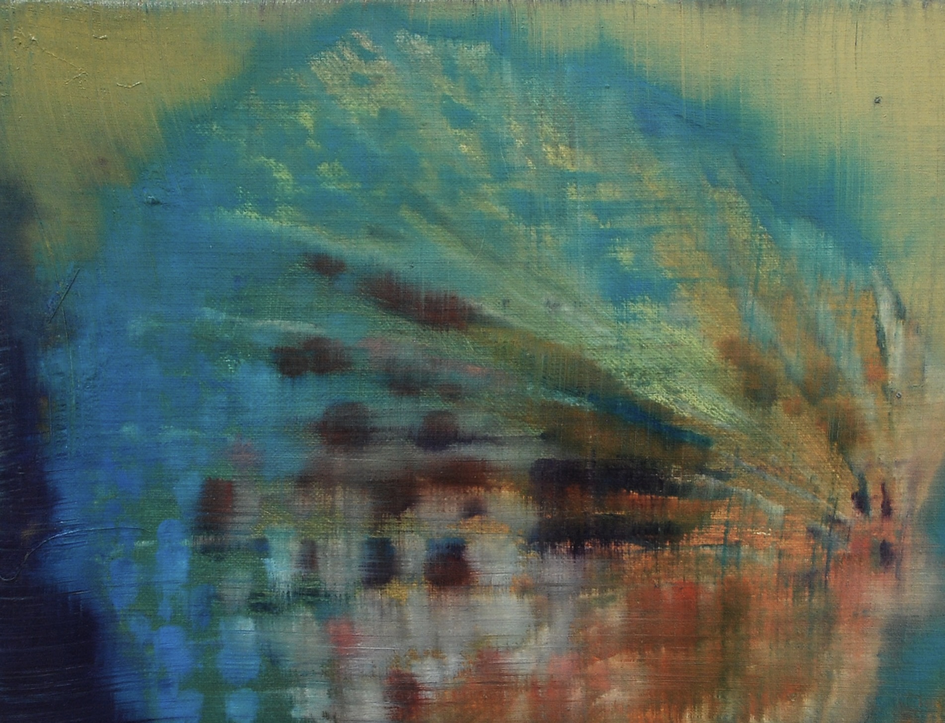 Imogen Allen 'Flight of The Gurnard,' 18 x 24 cm, Oil on Canvas, 2022