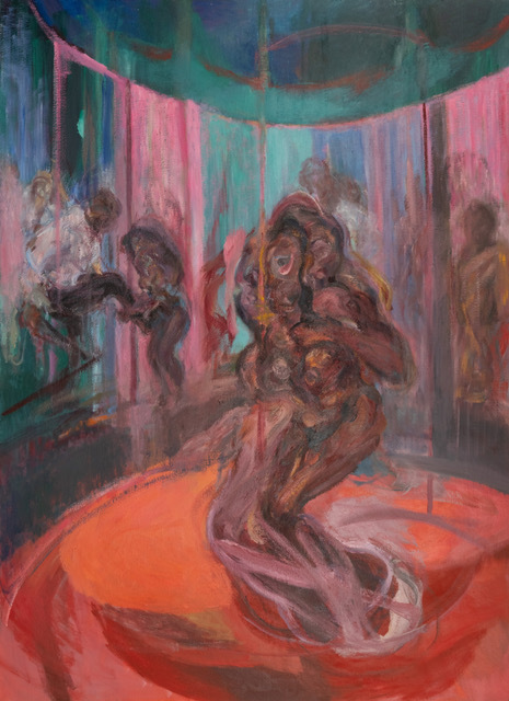 Jai Chuhan Revolving Door 2022 oil on canvas 205 x 150 cm 2