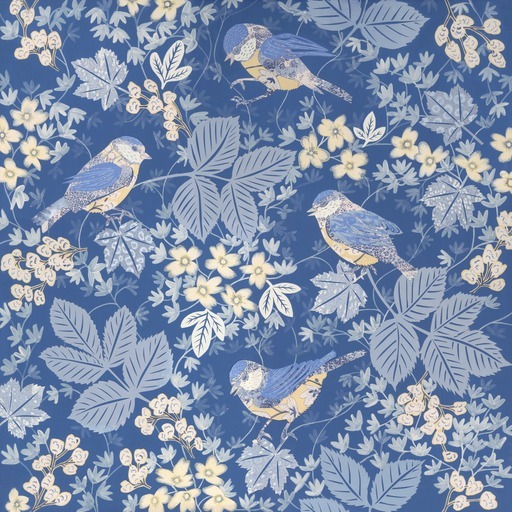Blue Tits and Blossom by Jo Faulkner