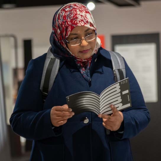 Journey Of The Mind Exhibition Visitor