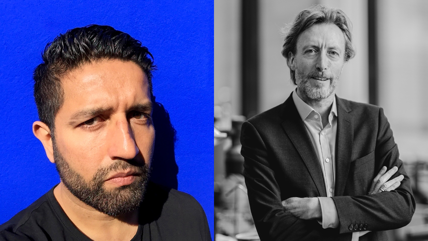 Osman Yousefzada and Paul Fieldsend-Danks
