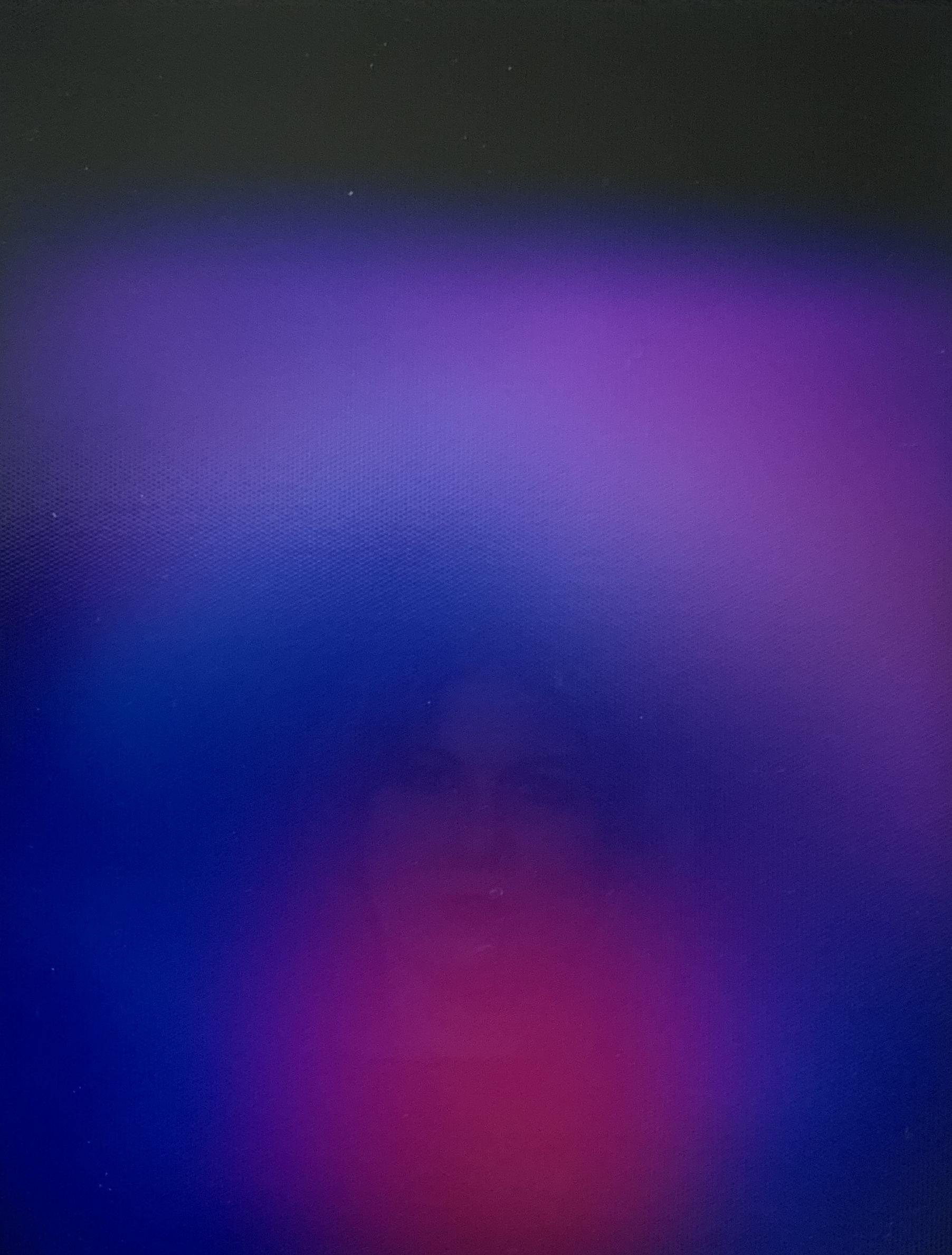 image of face with purple aura