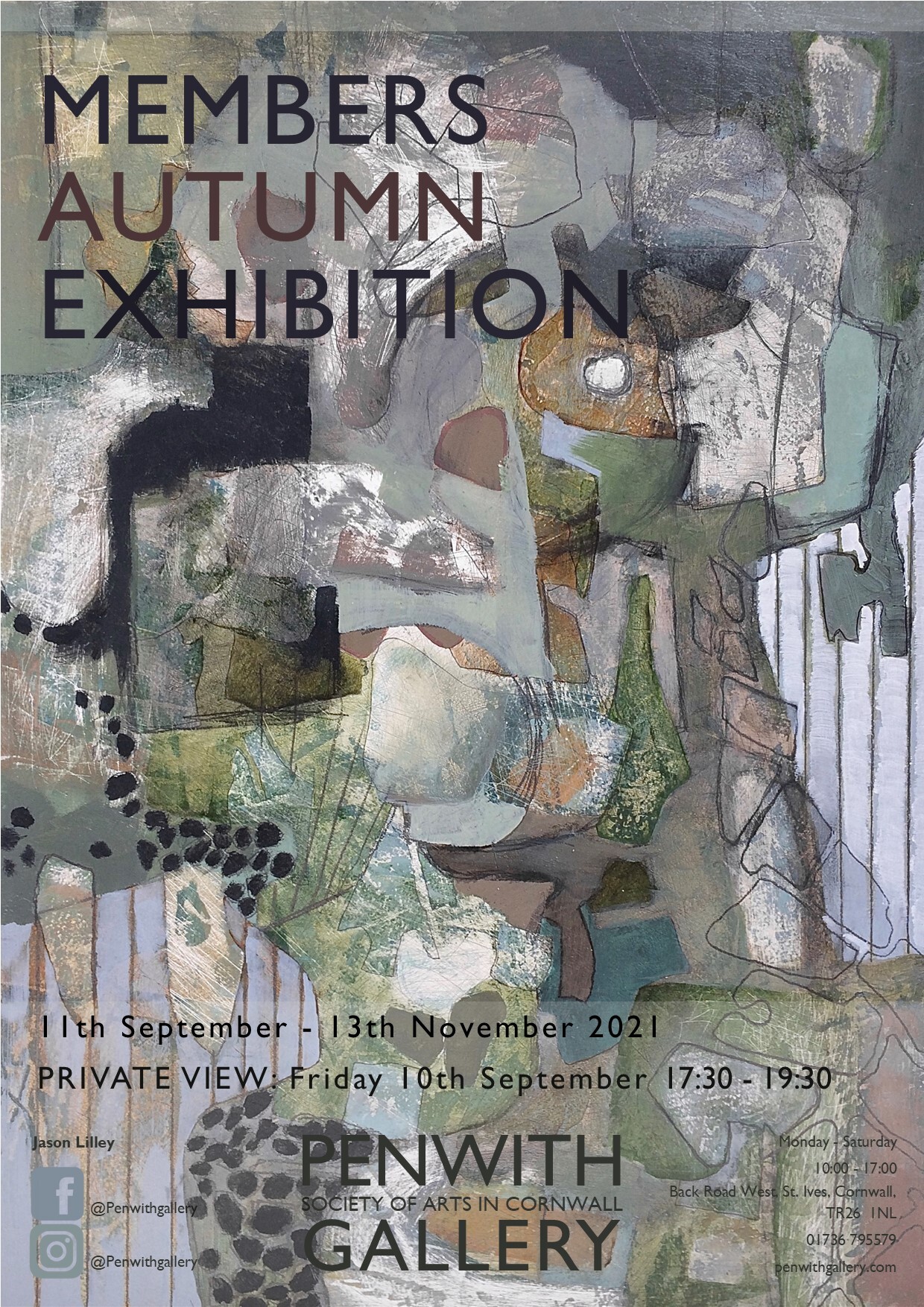 Members Exhibition 3 Autumn 2021 poster