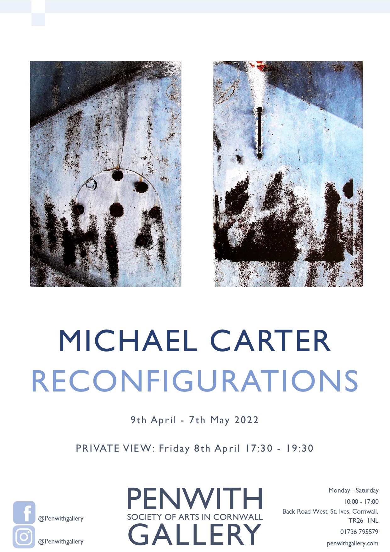 Michael Carter Reconfigurations 2022 poster FINAL