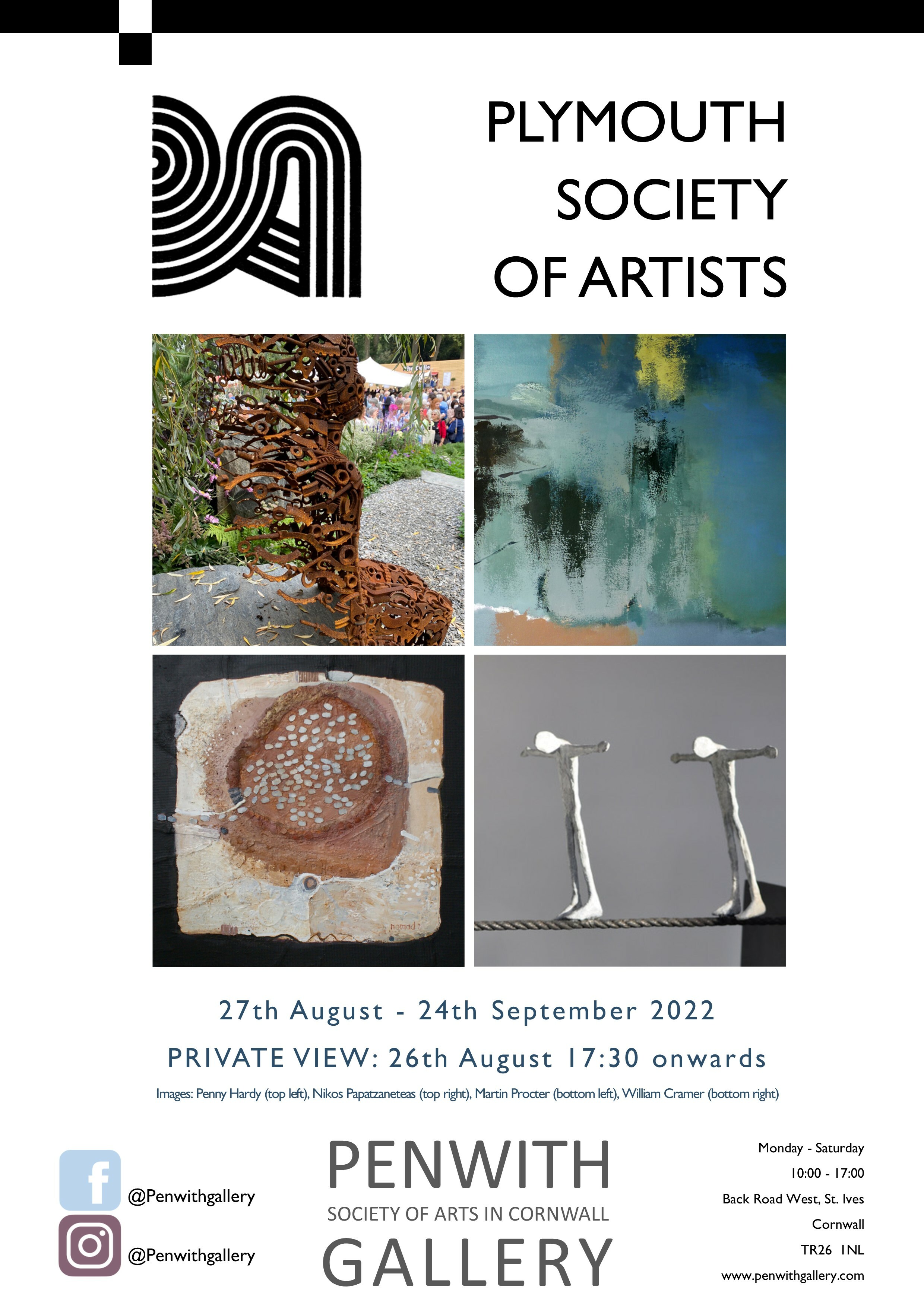 Plymouth Society of Artists poster FINAL 2022