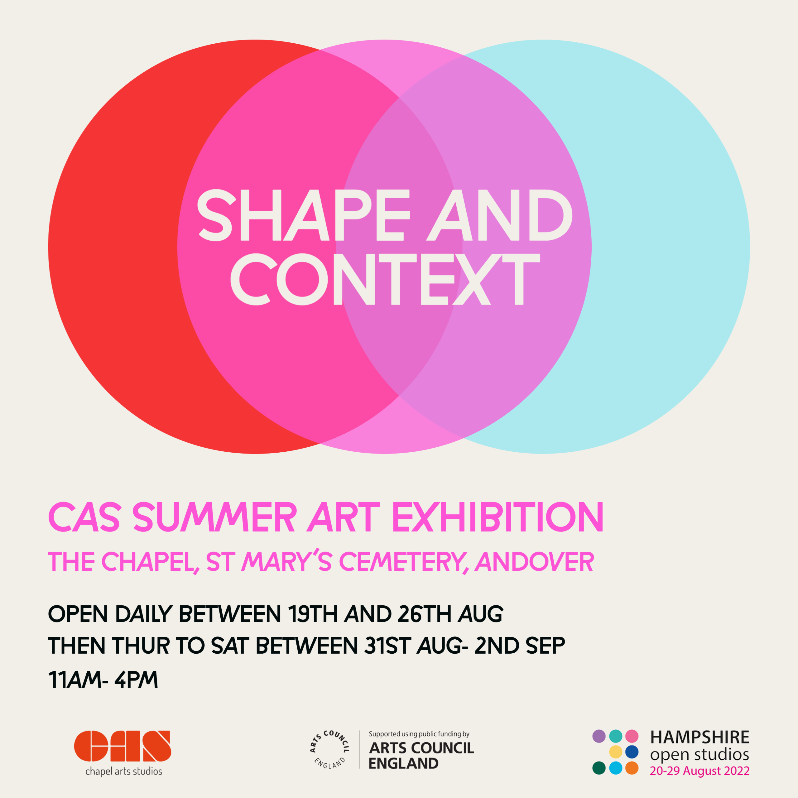 CAS Summer show 2023 Square WIP