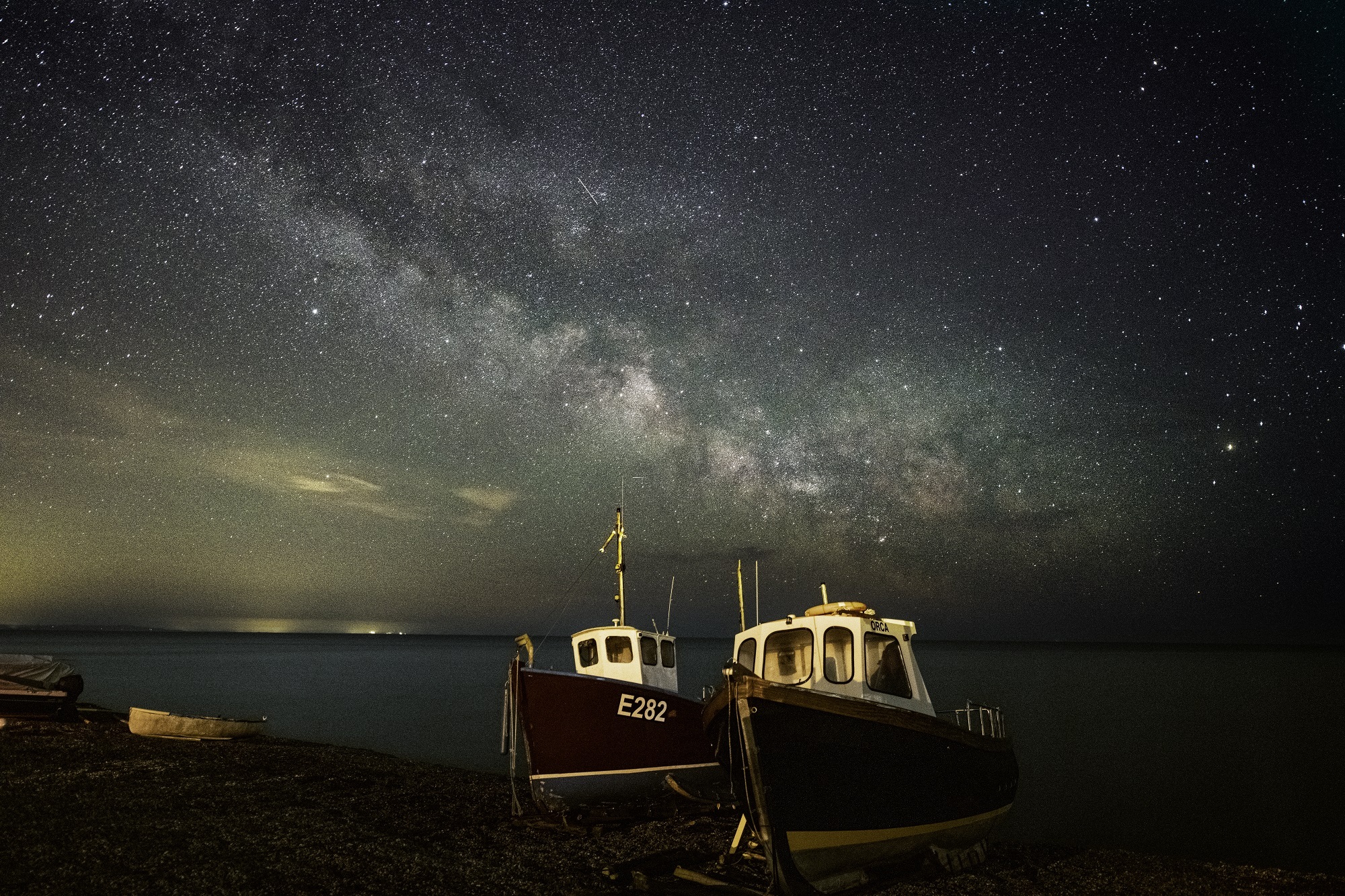 Kyle Baker Milky Way Over Beer Boats