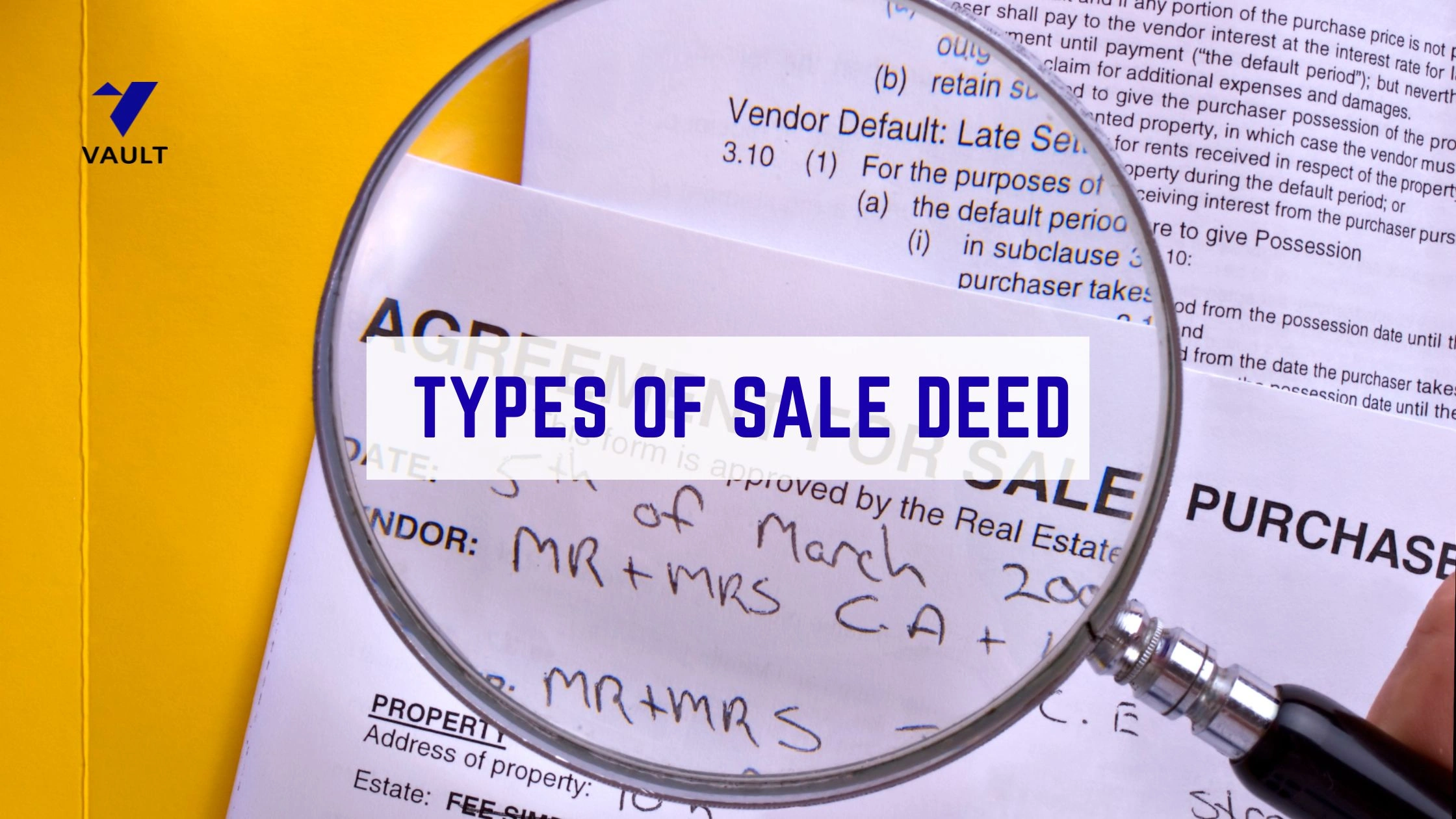 Types of Sale Deed in India: Meaning, Usage and Examples