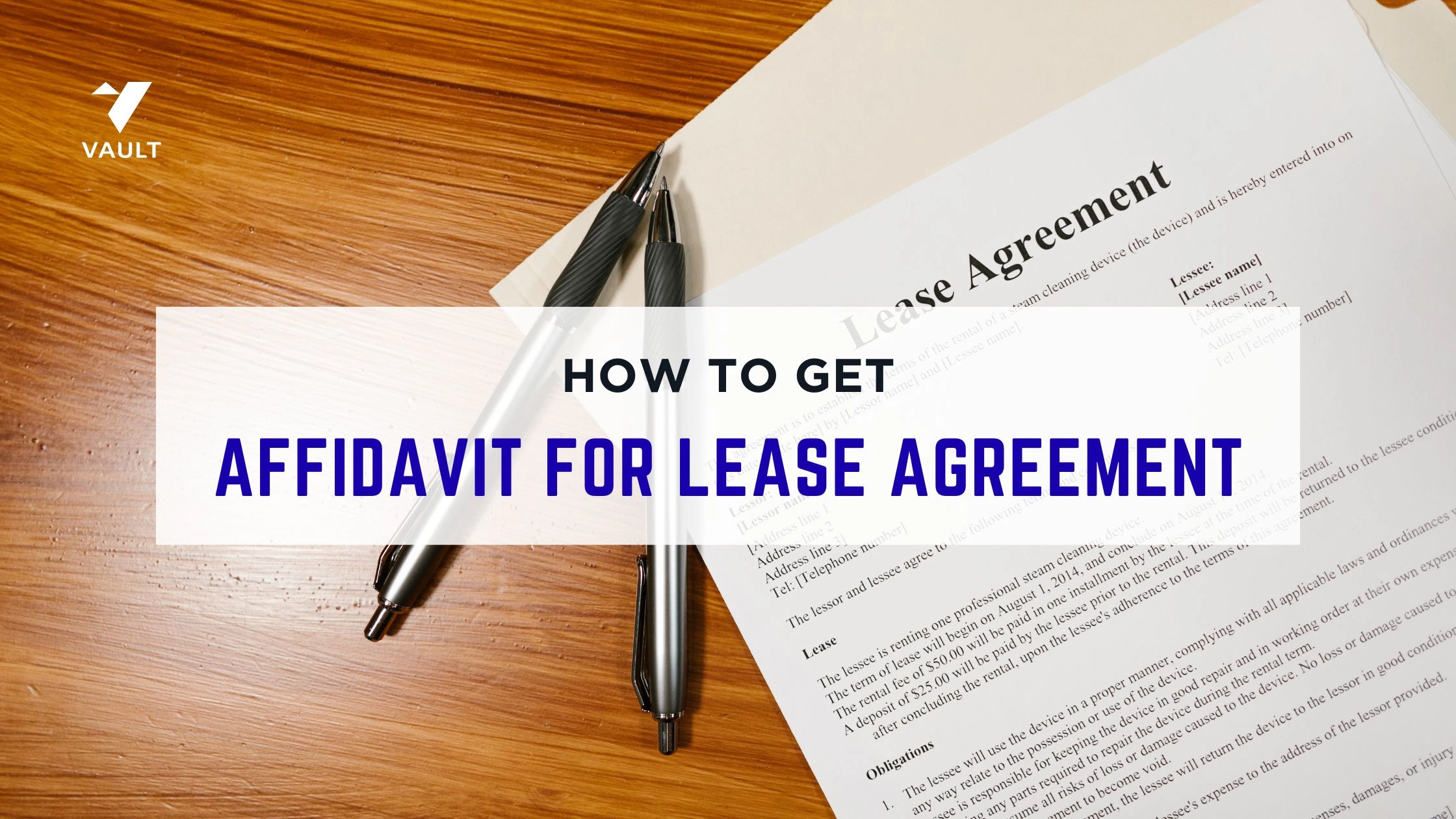 How to Get Affidavit for Lease Agreement in Bangalore?