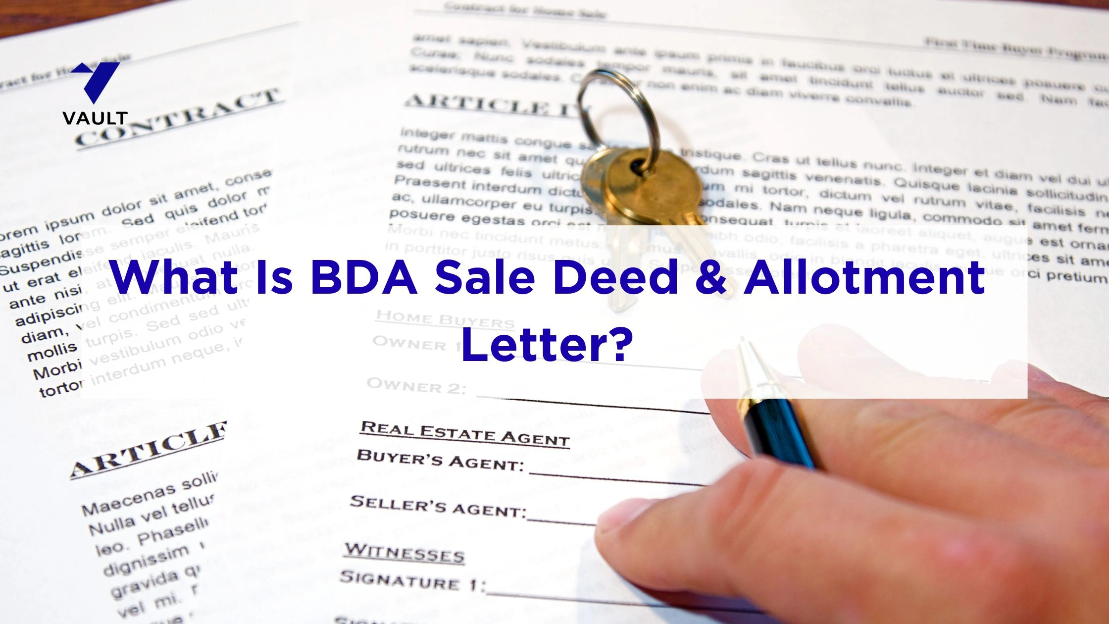 What Is BDA Sale Deed & Allotment Letter and How to Get One?