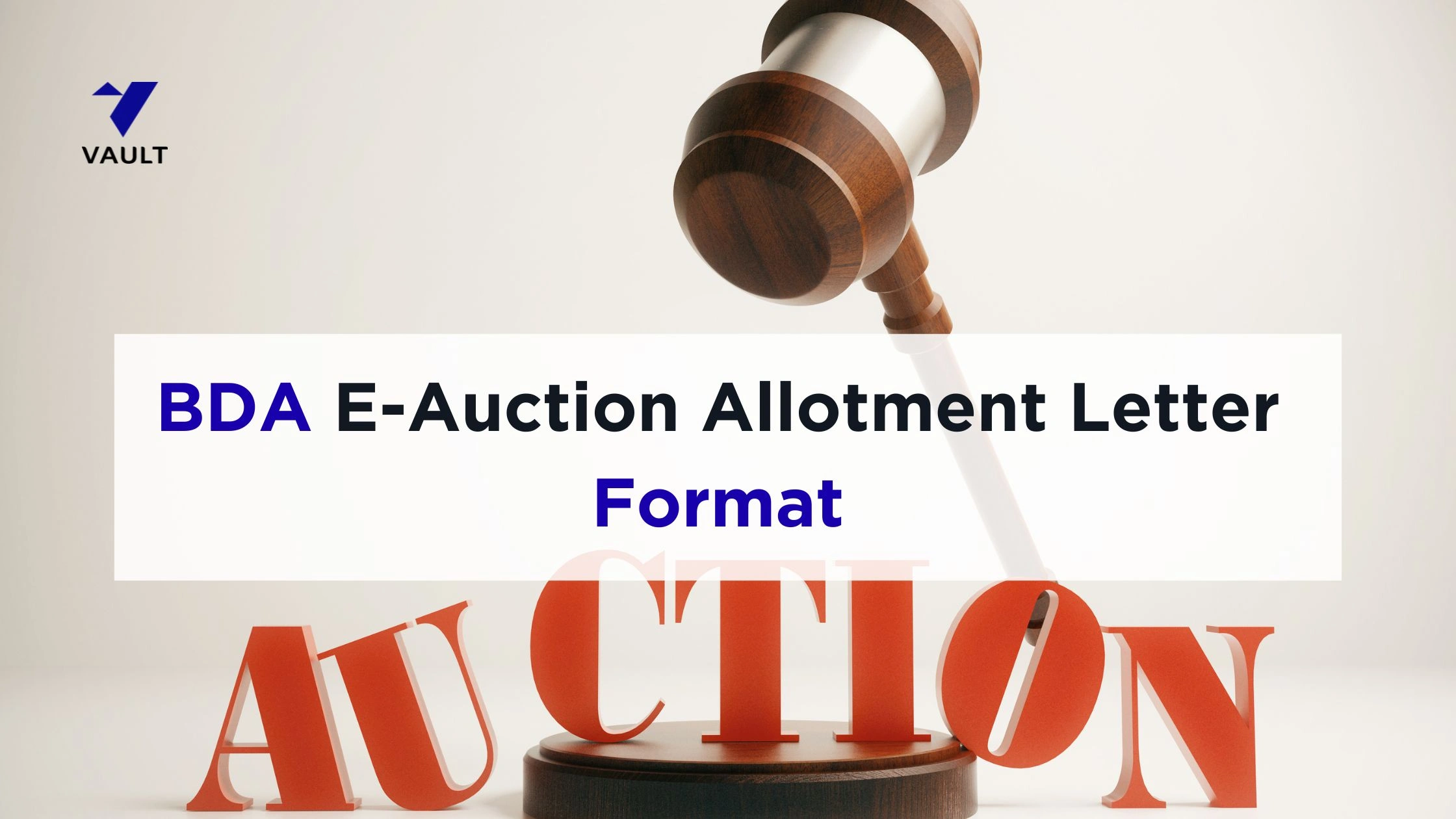 BDA E-Auction Allotment Letter Format: Meaning, Sample & Process(2026)