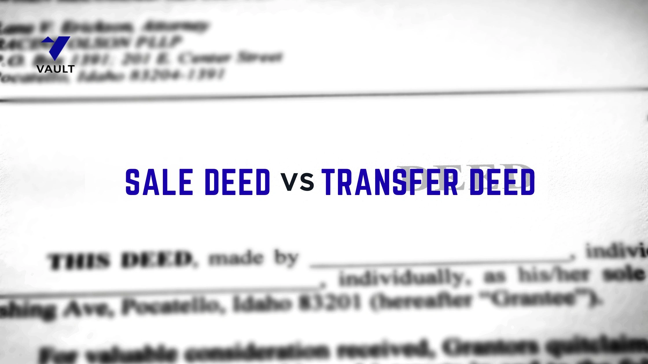 Sale Deed vs Transfer Deed: Key Differences, Examples (2026 Guide)