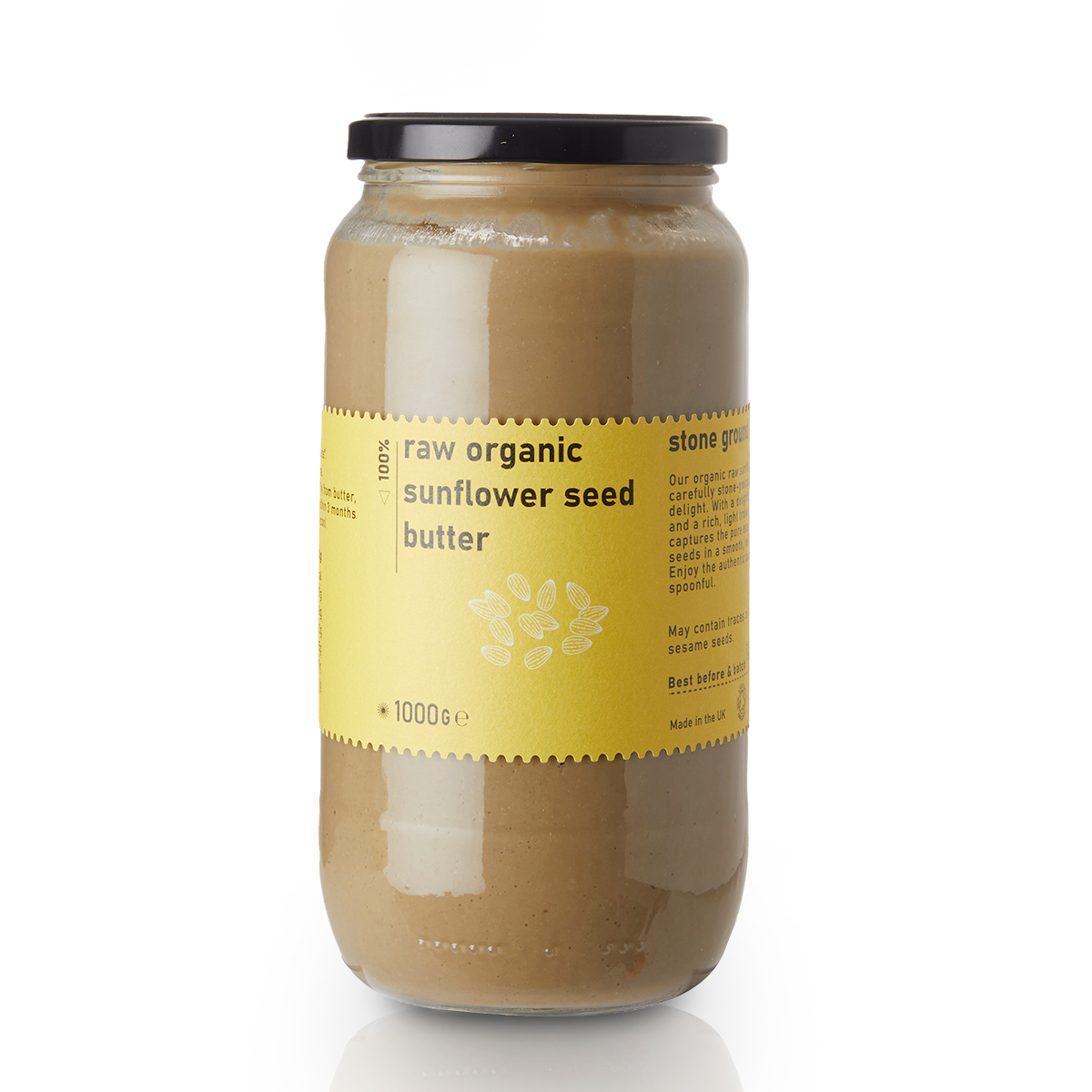Raw Organic Sunflower Seed Butter - 1000g - RAWGORILLA