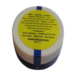 Organic Tooth Powder Lemon