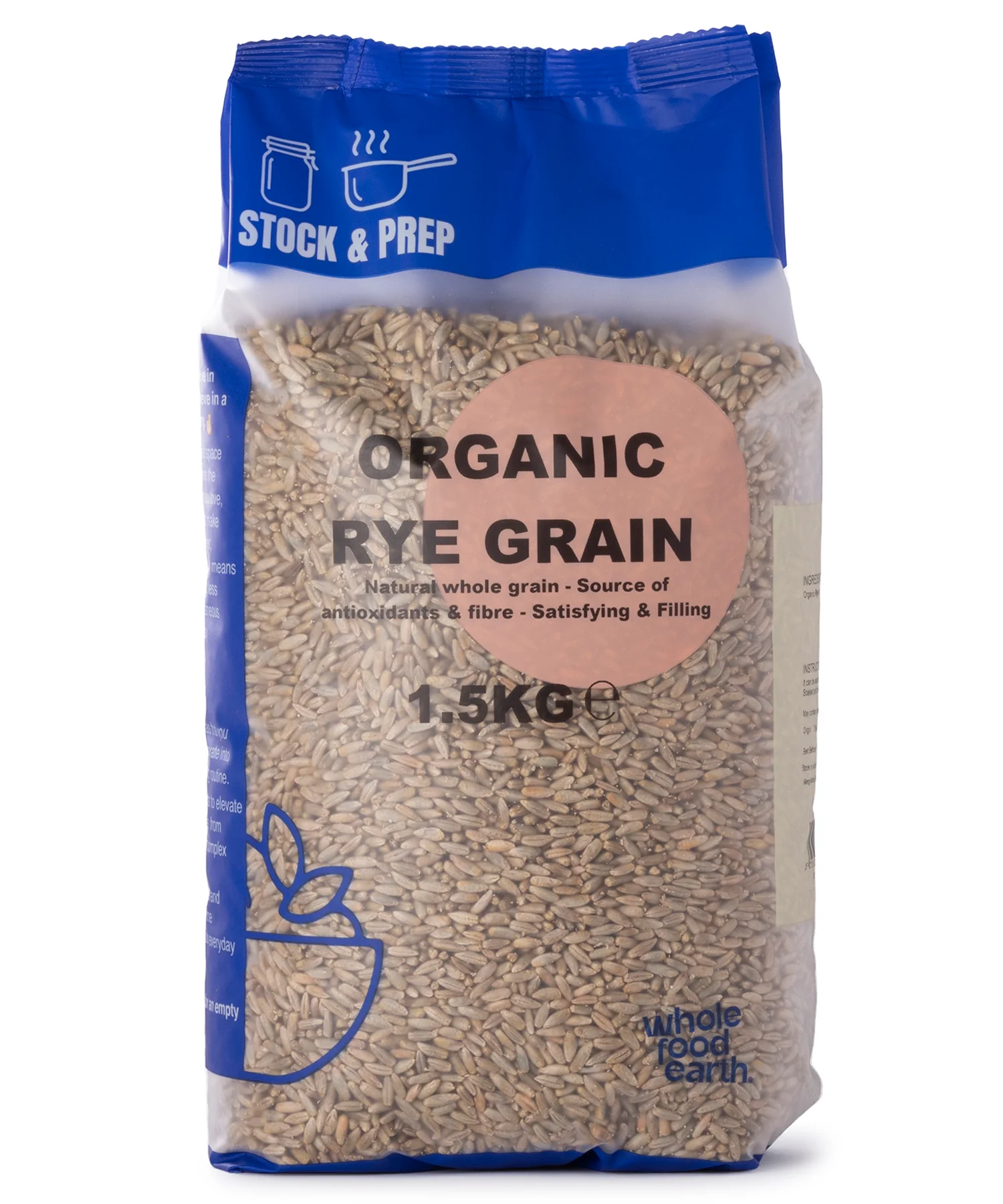Organic Rye Grain - Stock & Prep - 1.
