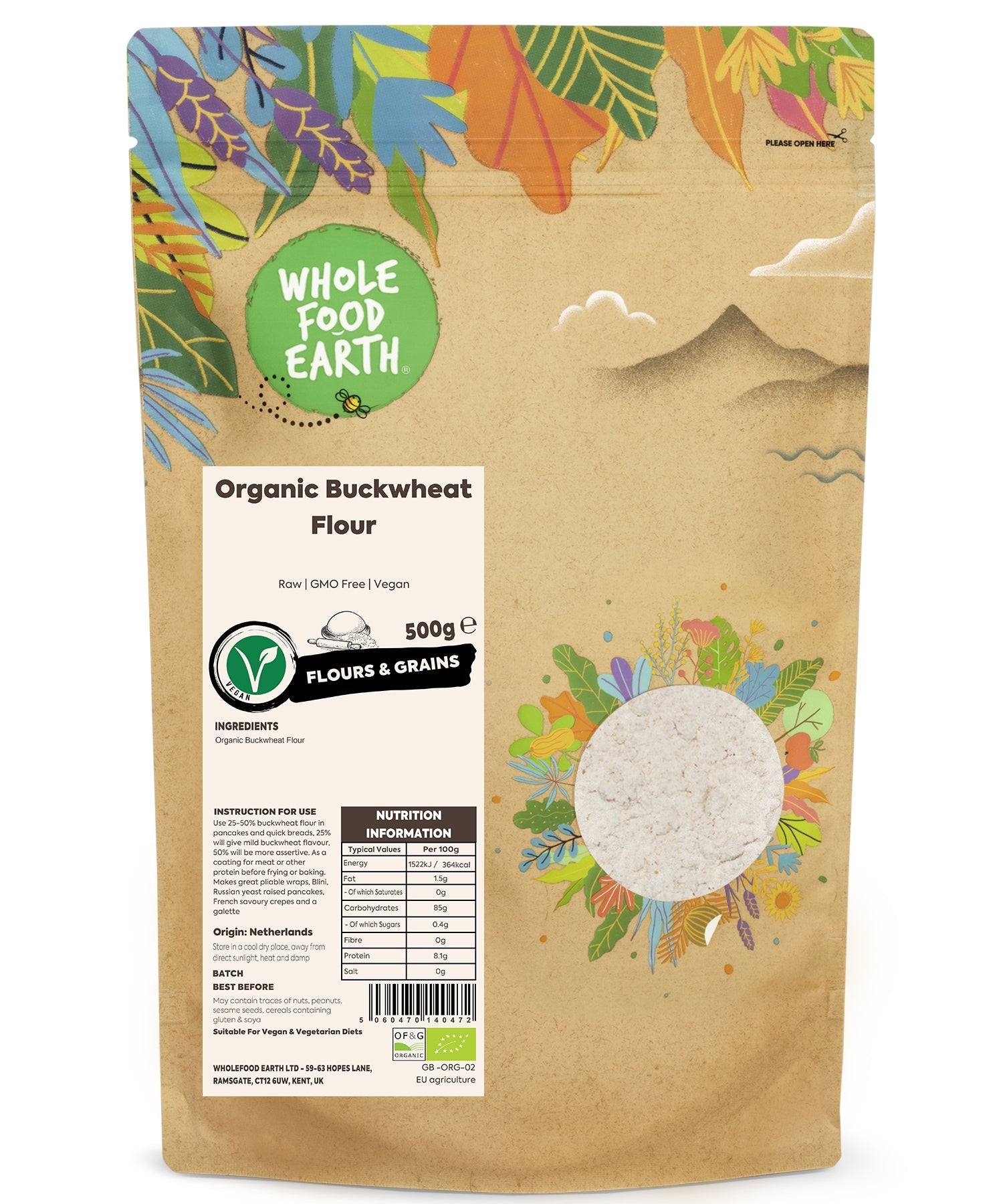 Organic Buckwheat Flour