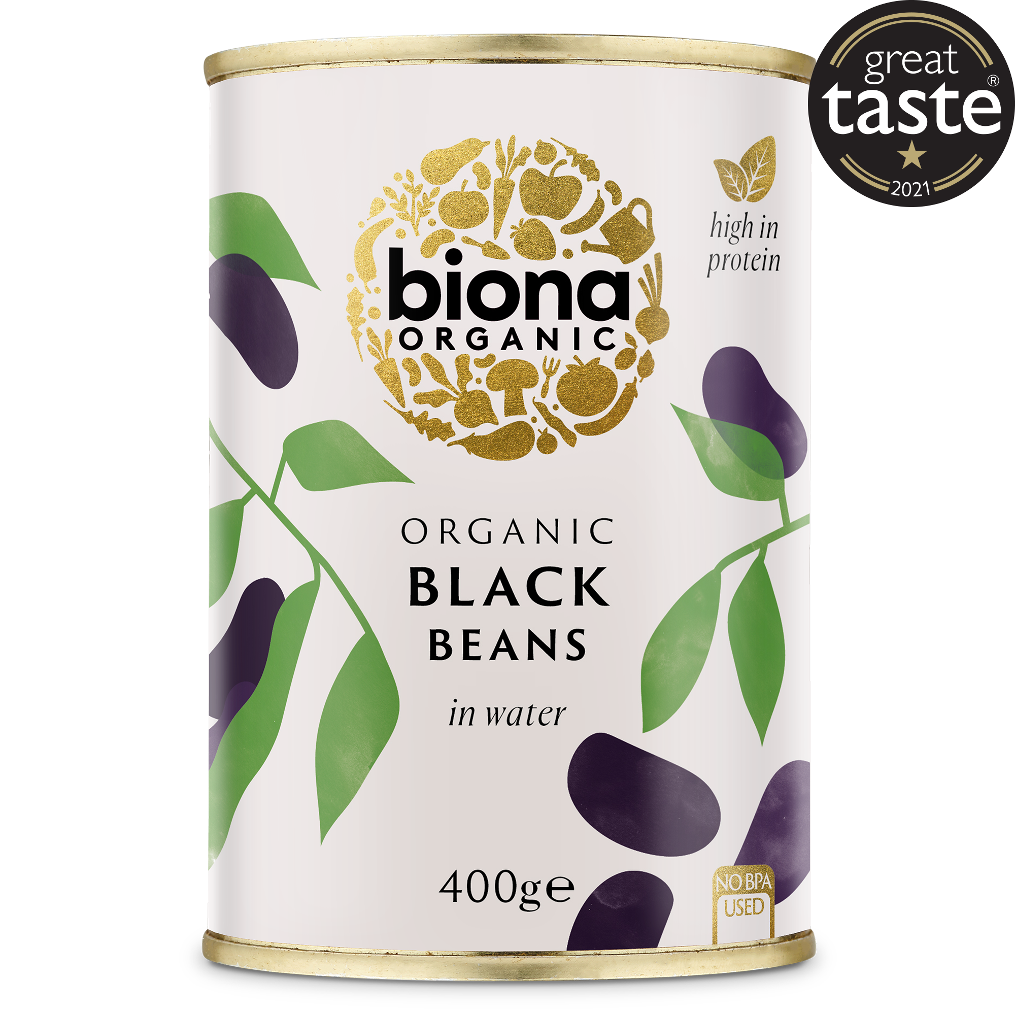 Organic Black Beans - 400g - Biona