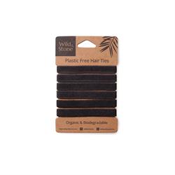 Hair Ties - 6 Black