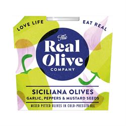 Garlic Peppers & Mustard Olive