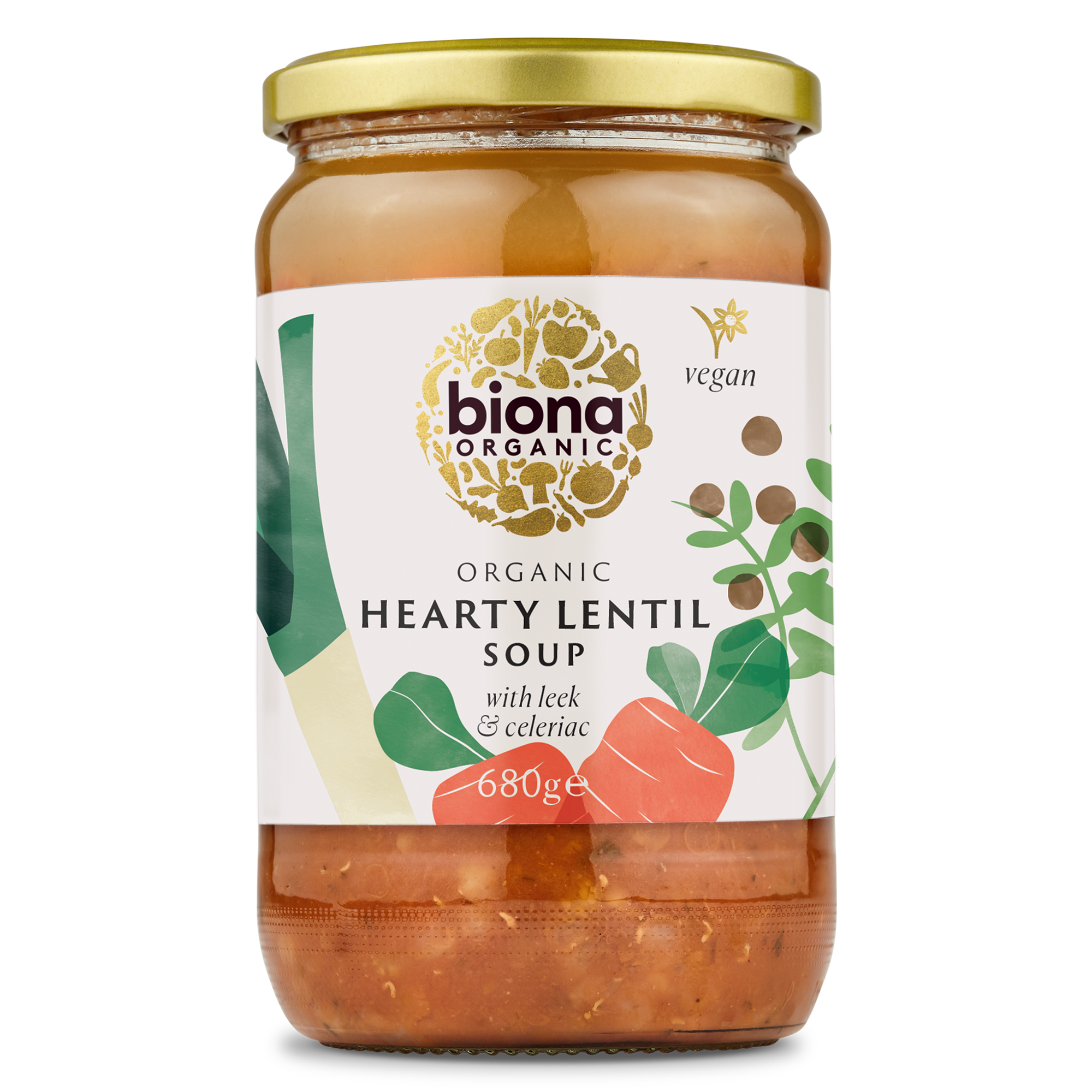Organic Hearty Lentil Soup - 680g - Biona