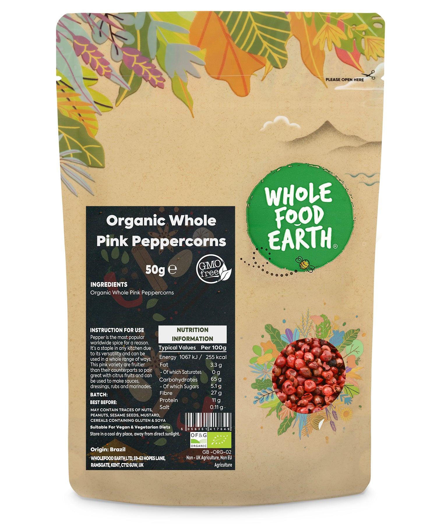Organic Pink Peppercorns