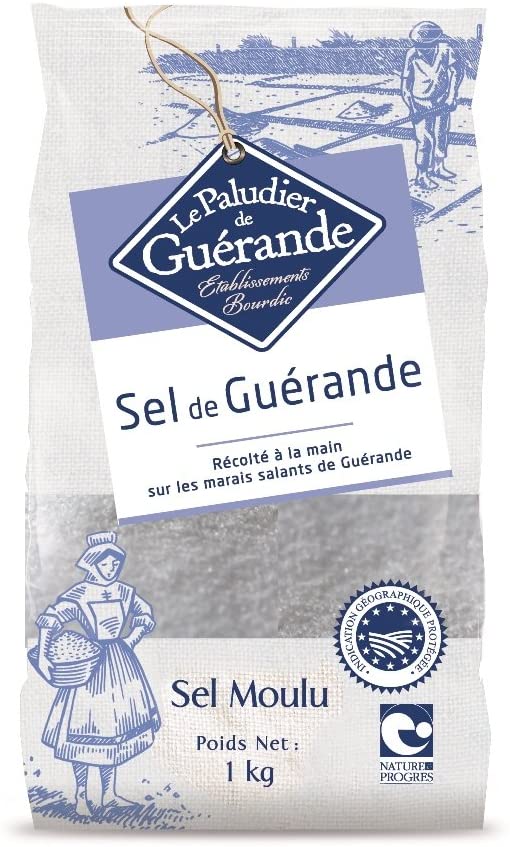 Organic Celtic Sea Salt Fine - 1000g - Le Paludier
