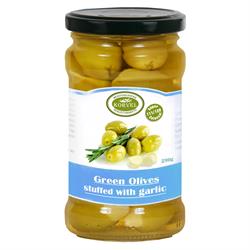 Green Olives with Garlic