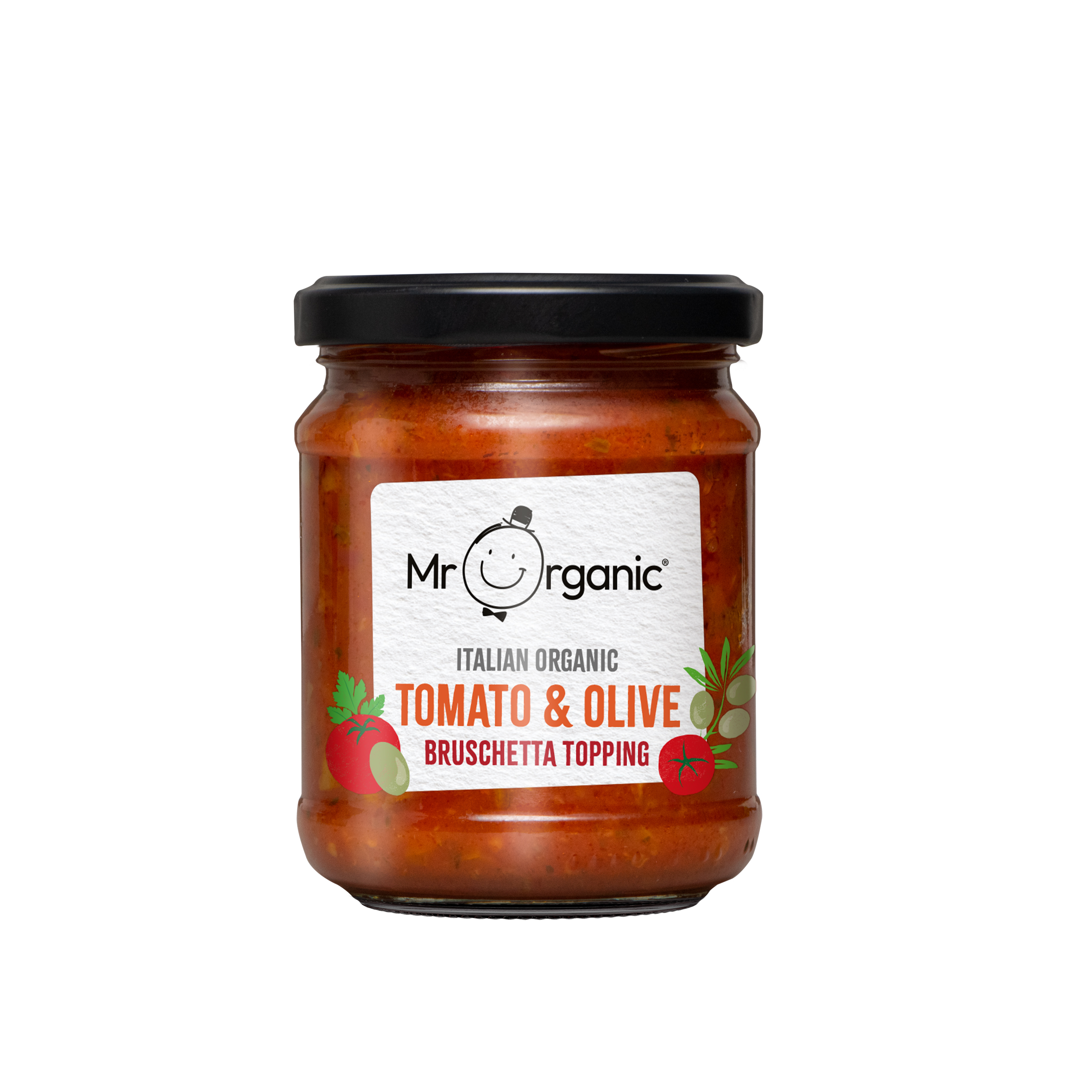 Mr Organic Italian Tomato & Olive Bruschetta Topping