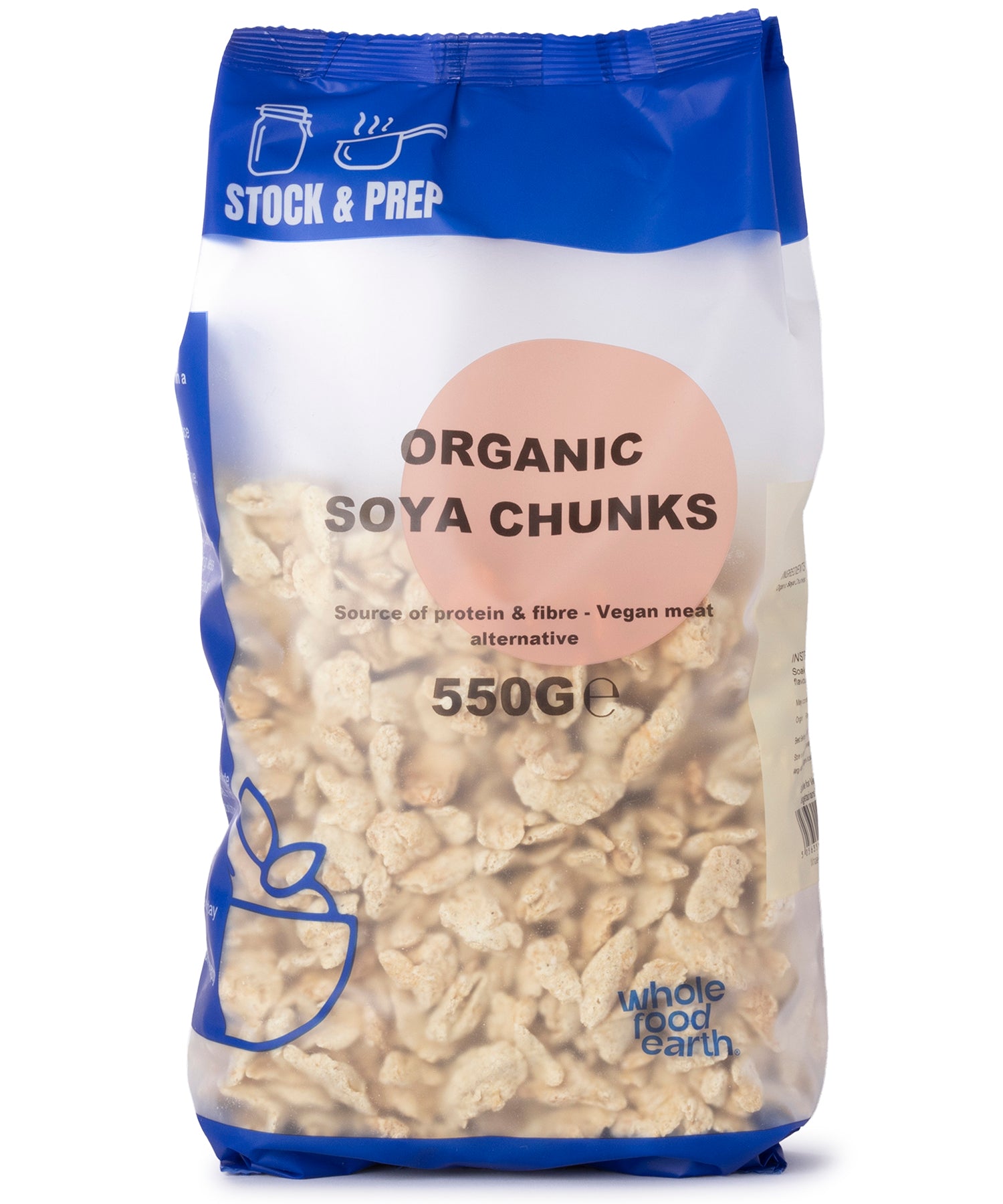 Organic Soya Chunks - Stock & Prep - 550g