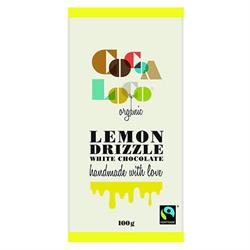 Org White Lemon Drizzle Bar