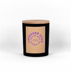 Lavender Dusk Black Candle