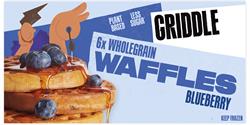 Blueberry Vegan Waffles