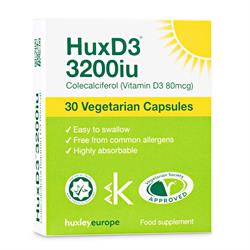 HuxD3 Vitamin D3 3200iu