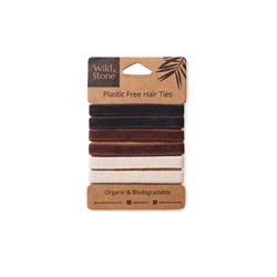 Hair Ties - 6 Natural