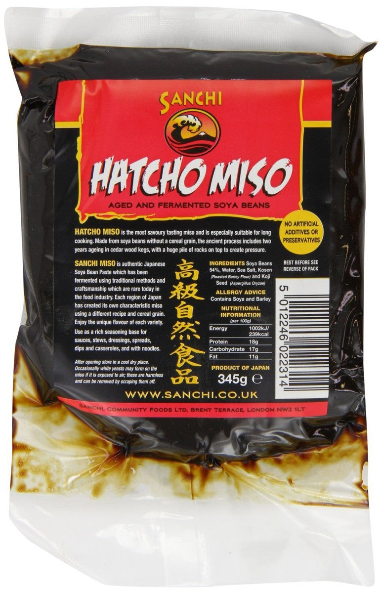 Hatcho Miso 345g – Organic Japanese Soybean Paste