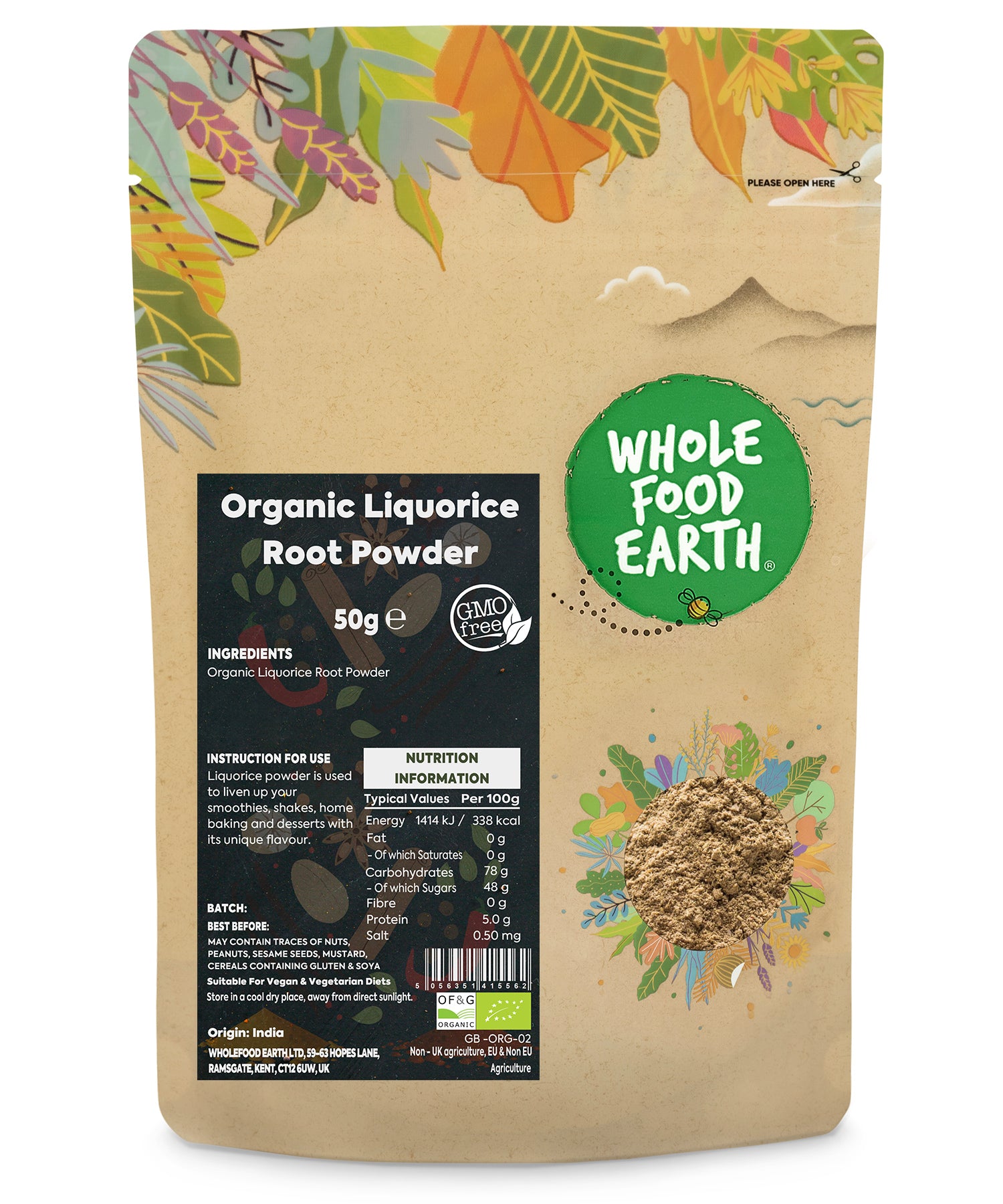 Organic Liquorice Root Powder