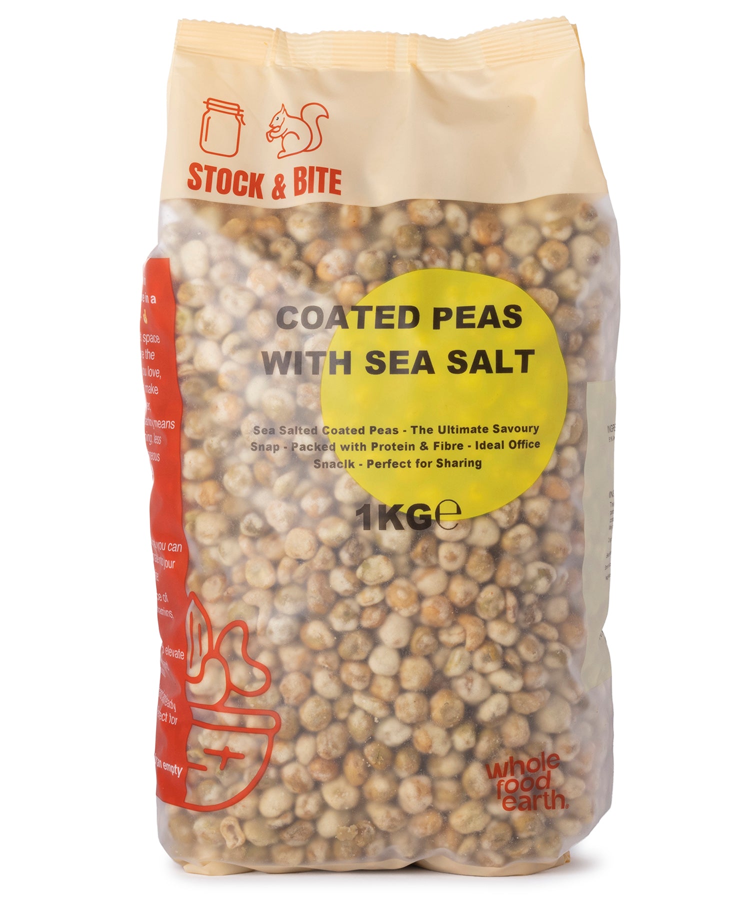Coated Peas with Sea Salt - Stock & Bite - 1kg