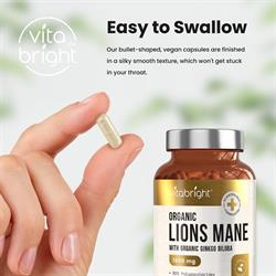 Organic Lions Mane & Ginkgo