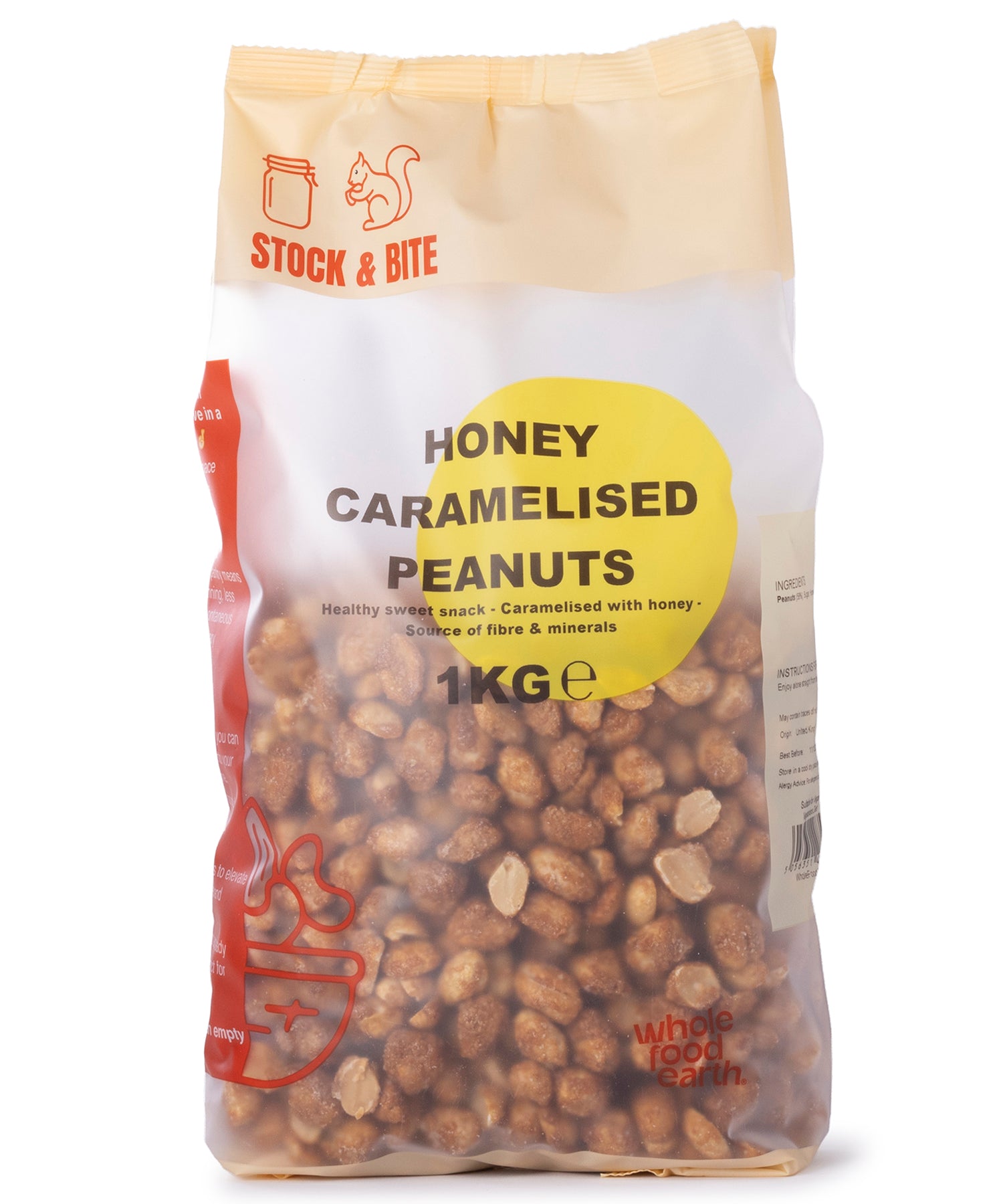 Honey Caramelised Peanuts - Stock & Bite - 1kg