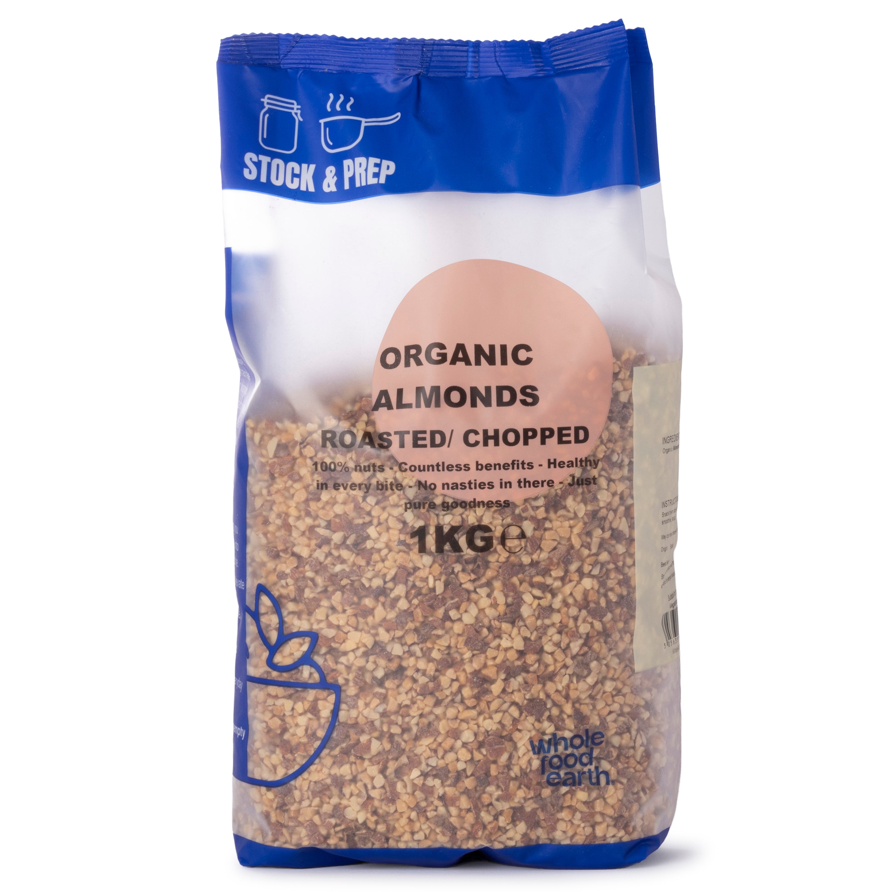 Organic Roasted Granulated Almonds - Stock & Prep - 1kg