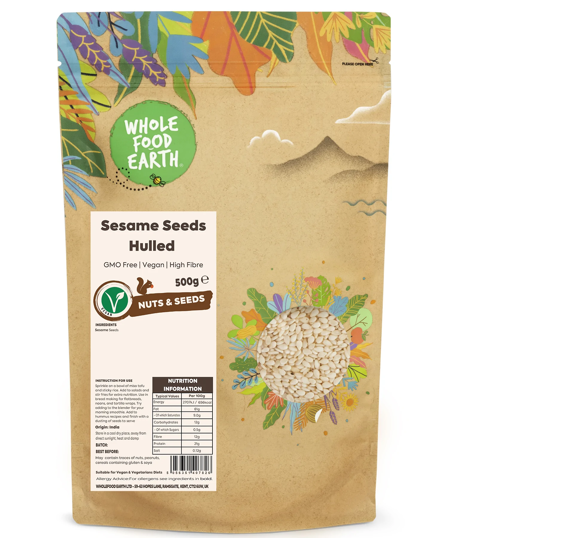 Sesame Seeds Hulled