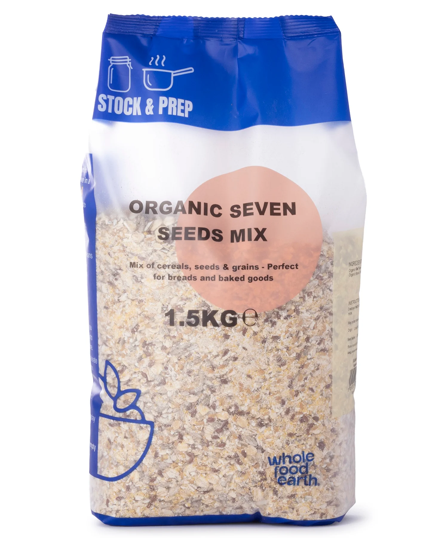 Organic Seven Seeds Mix - Stock & Prep - 1.