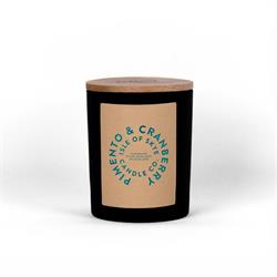 Pim. & Cranberry Black Candle