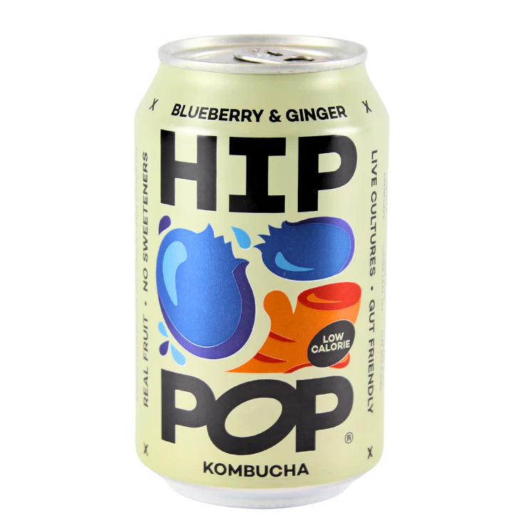 Blueberry & Ginger Kombucha - Hip Pop - 330ml