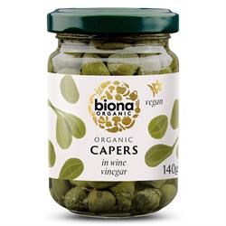 Organic Capers in Wine Vinegar