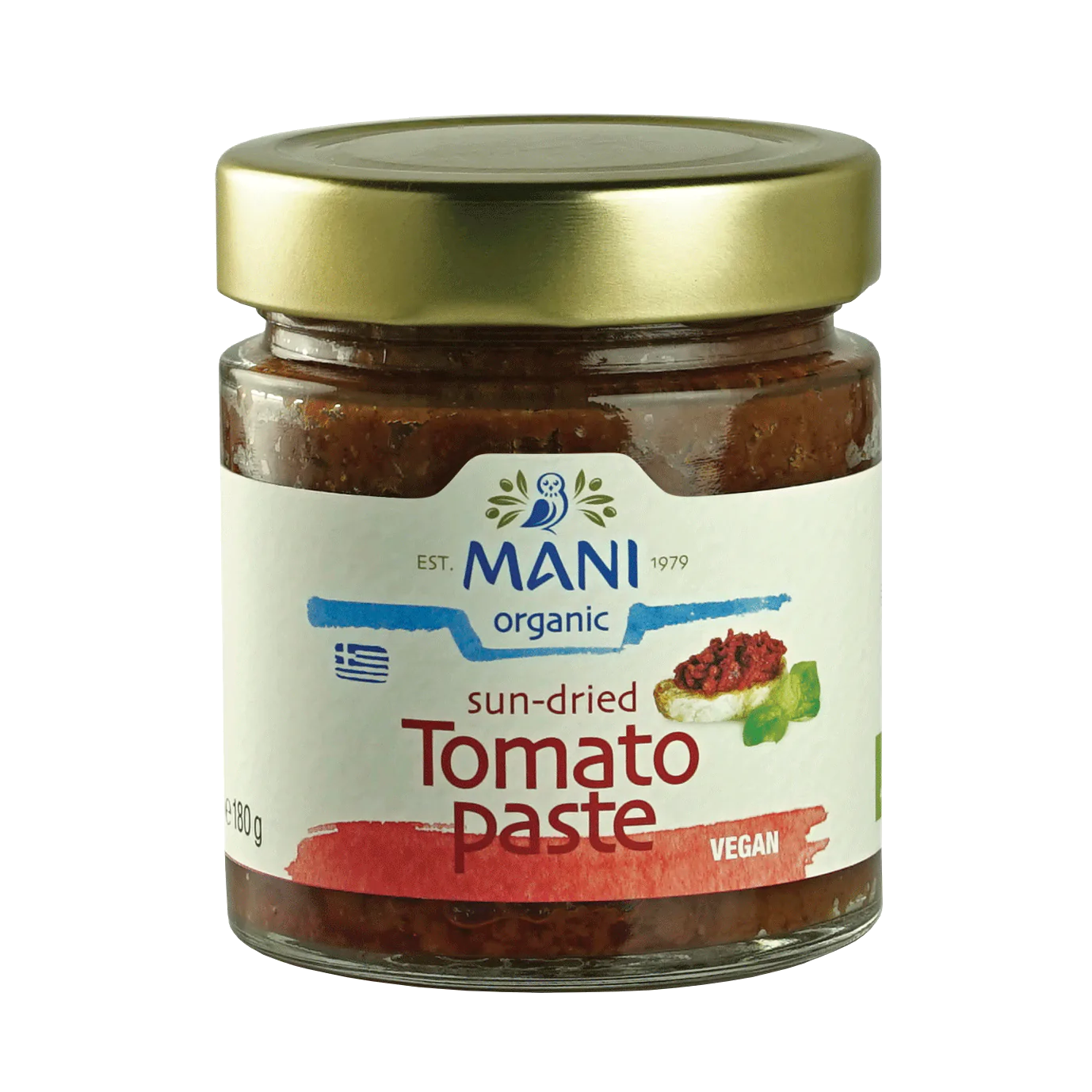 Organic Mani Sundried Tomato Paste - 180g - Mani