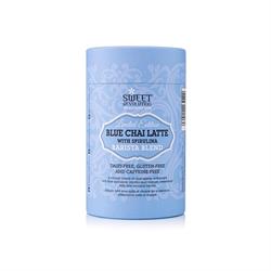 Blue Chai Latte with Spirulina